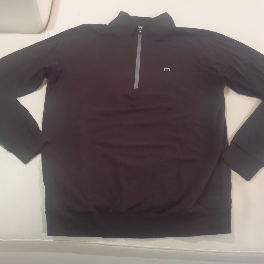 Travis Mathew Black Golf Pullover